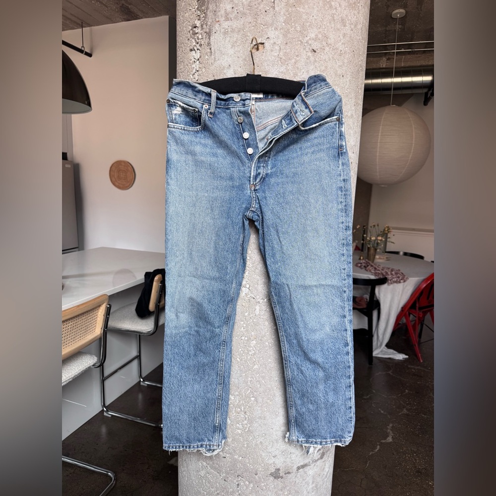 Agolde Women's Light Blue Denim Jeans